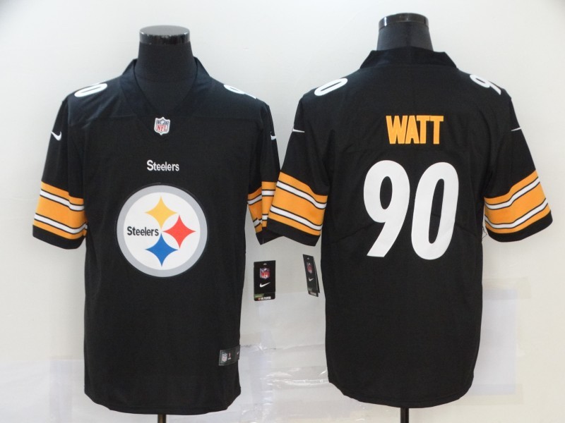 Men's Pittsburgh Steelers T.J. Watt Black Alternate Jersey